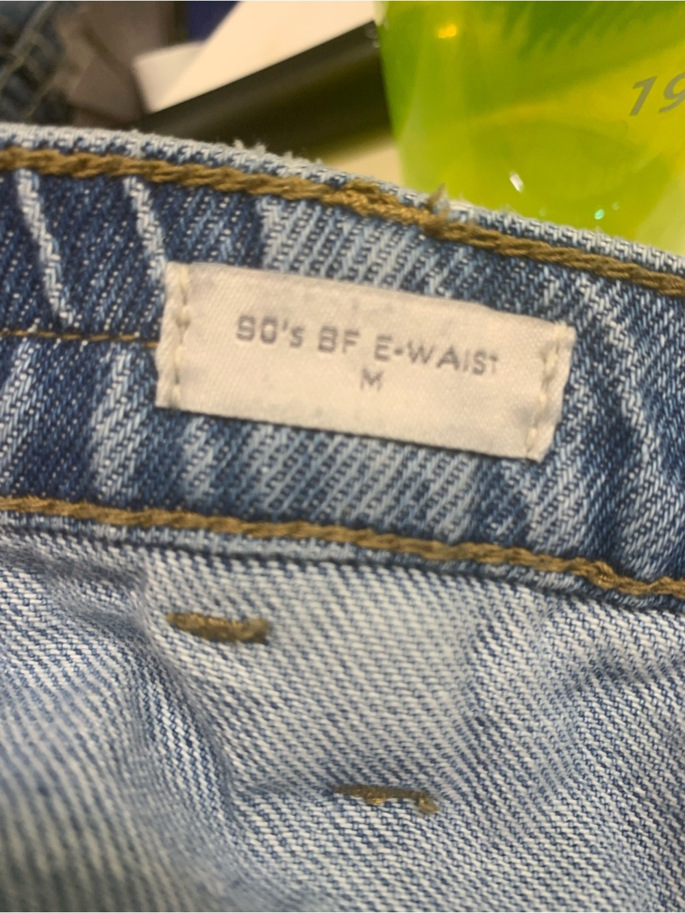 Pacsun Juniors Carpenter Light Wash Denim Pants.            3750 - Picture 4 of 9